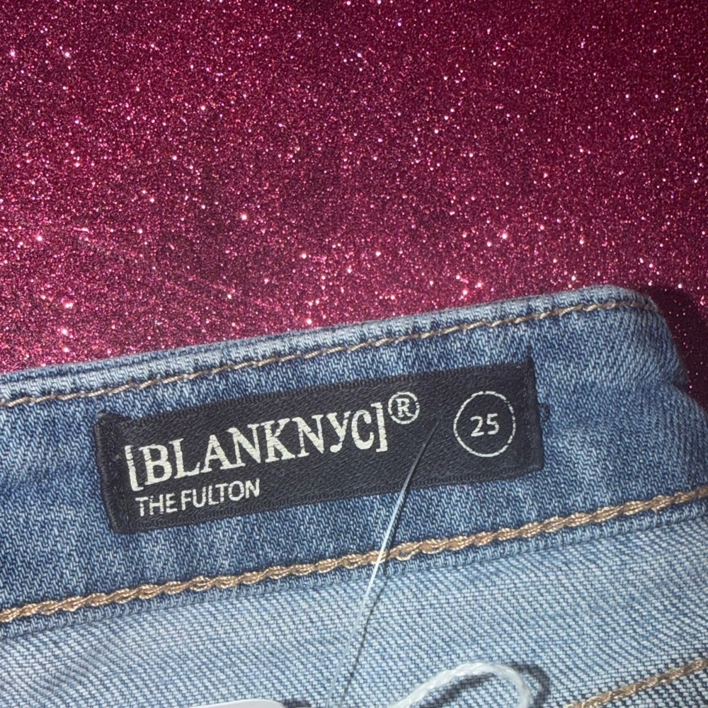 Almost Famous Blue Distressed Jean Shorts - Picture 6 of 6